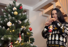 Мачеха открыла рот, и перед ней предстал член в виде подарка.